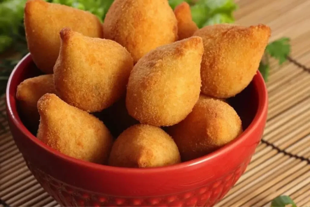 Coxinha de Frango Empanada na Air Fryer