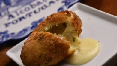 Bolinho de Bacalhau com Queijo